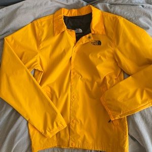 Men’s North Face Coach Jacket, Orange, Size Medium
